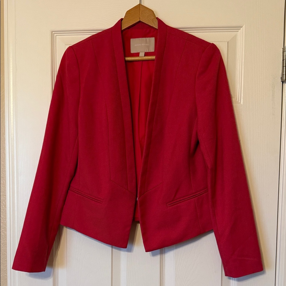 Banana Republic size 8 women's pink Blazer
